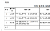 廣東省能源局關(guān)于海上風(fēng)電項目補貼資金安排計劃公示